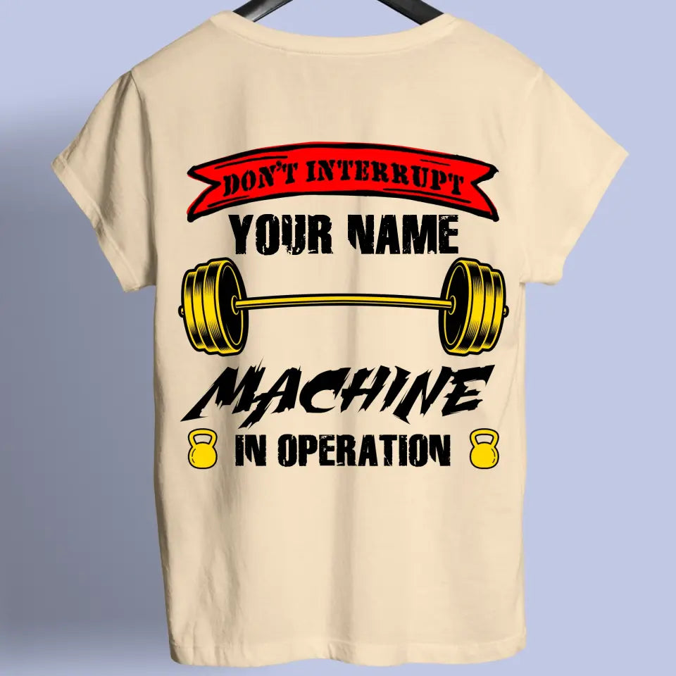 Don't Interrupt - Personalized shirt