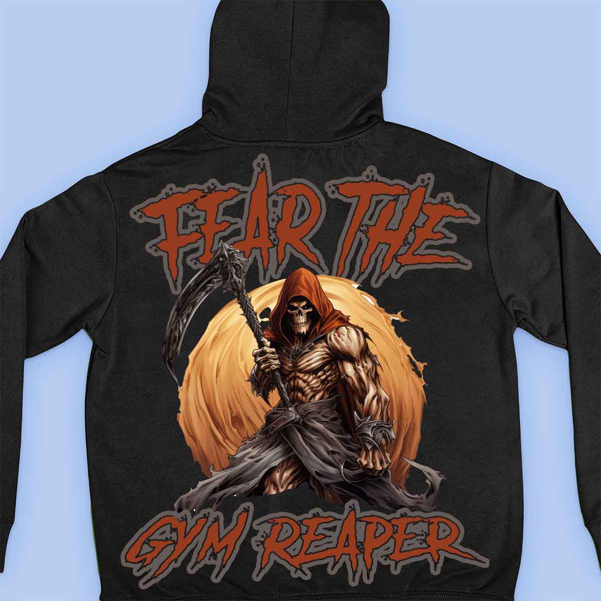 Gym Reaper - Premium Hoodie Unisex Backprint