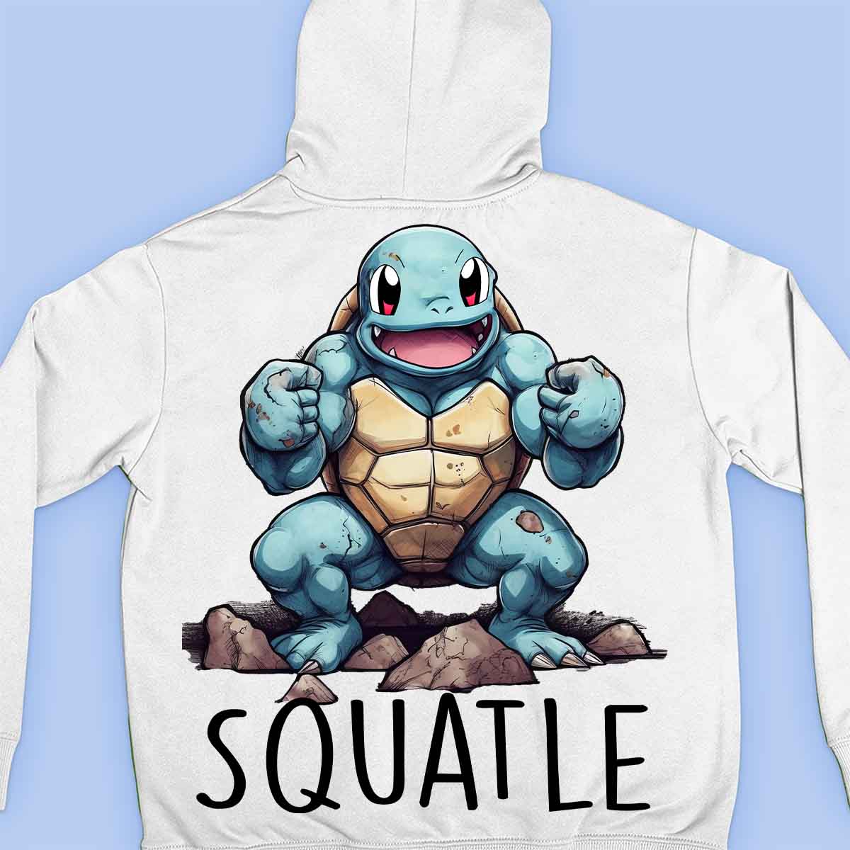 Squatle - Premium Hoodie Unisex Backprint