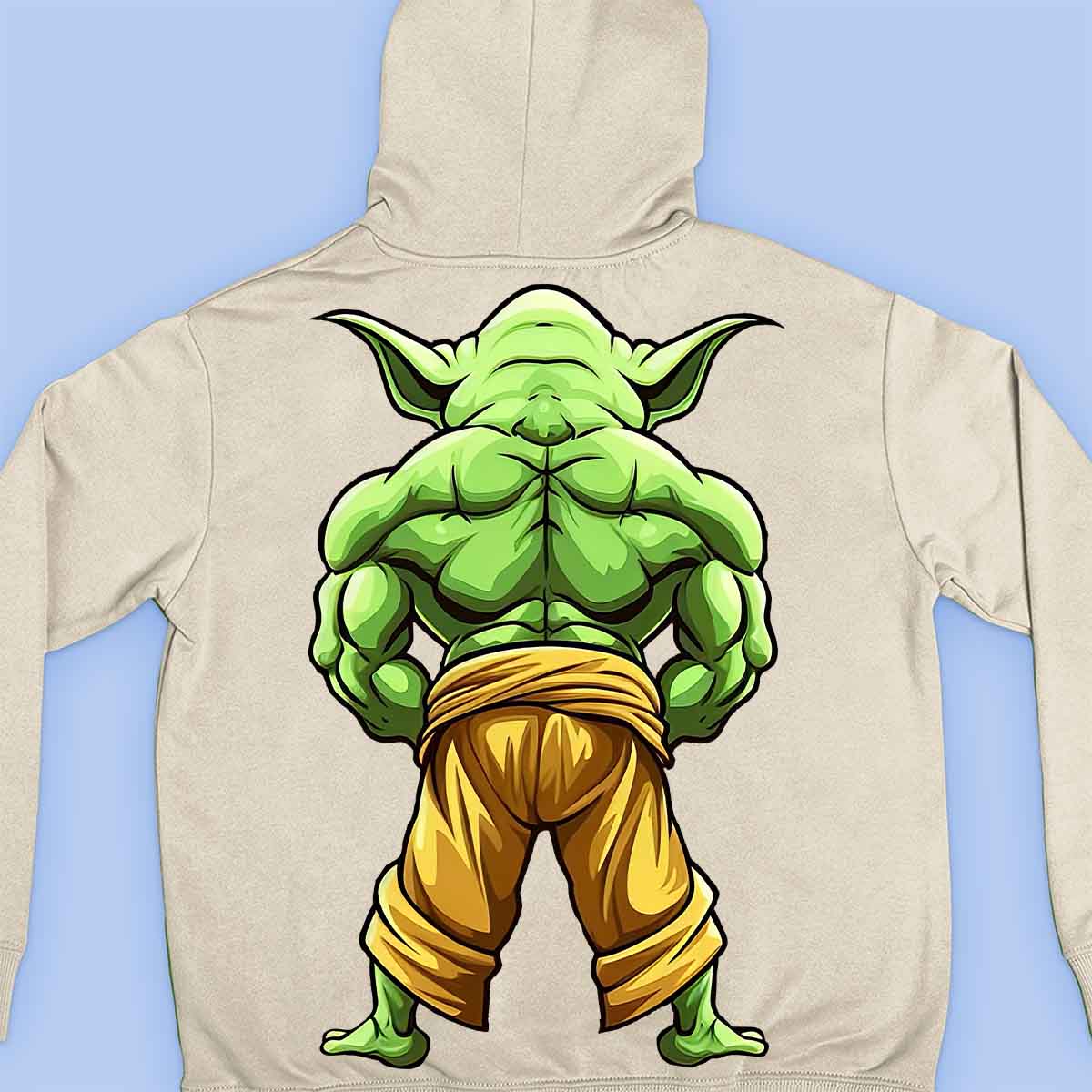 Yoda Back - Premium Hoodie Unisex Backprint