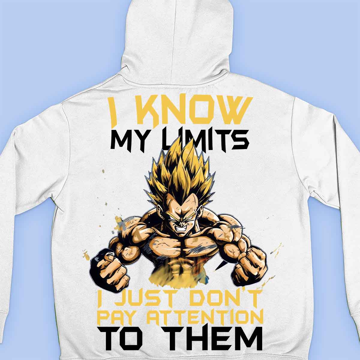 Limits - Premium Hoodie Unisex Backprint