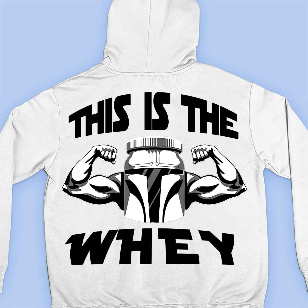 The Whey - Premium Hoodie Unisex Backprint