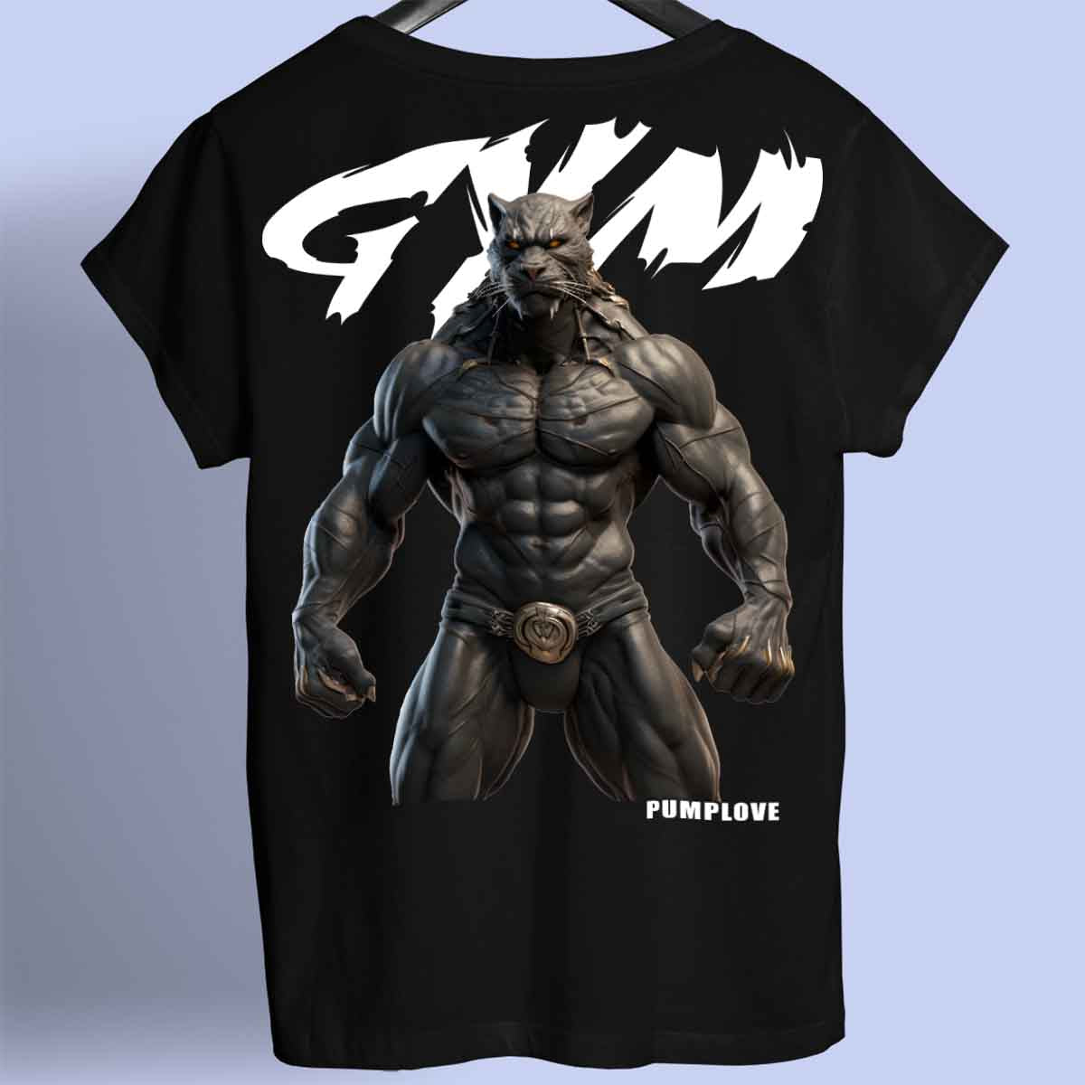 Gym Panther - Premium T-Shirt Unisex Backprint