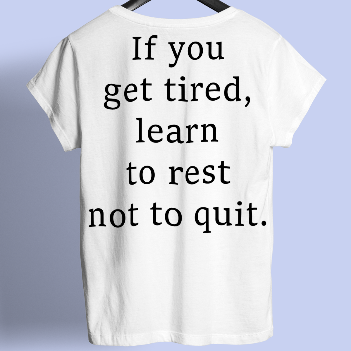 Tired - Premium Shirt Unisex Backprint