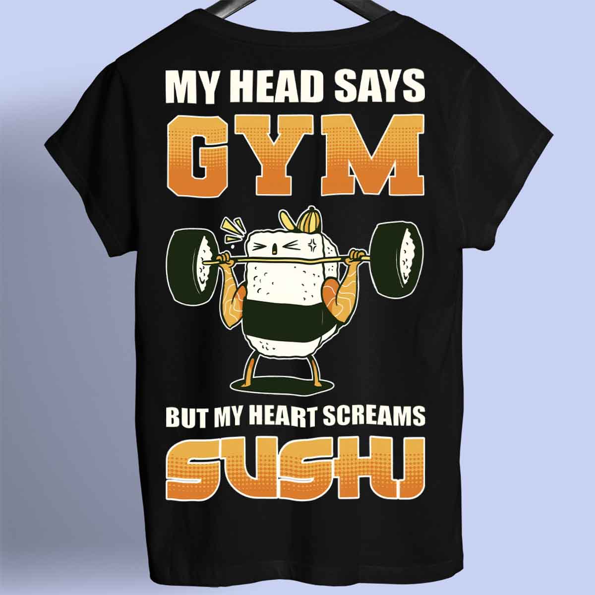 Sushi - Premium T-Shirt Unisex Backprint