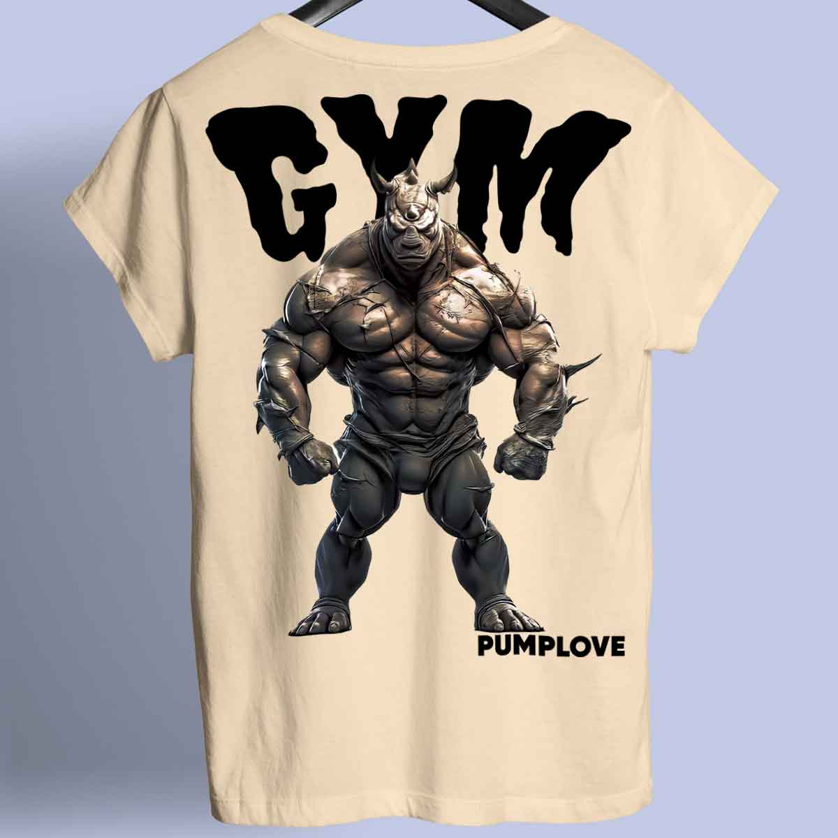 Gym Rhino - Premium Shirt Unisex Backprint