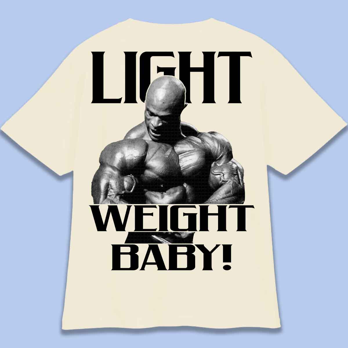 Light Weight - T-Shirt Oversize Unisex Backprint