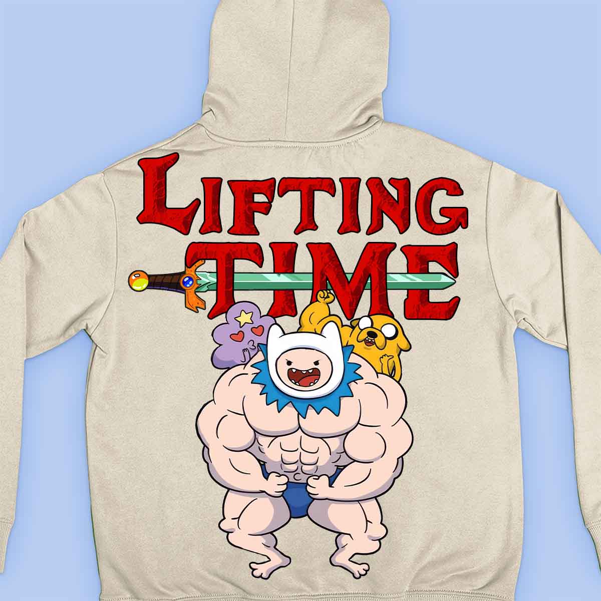 Lifting Time - Premium Hoodie Unisex Backprint